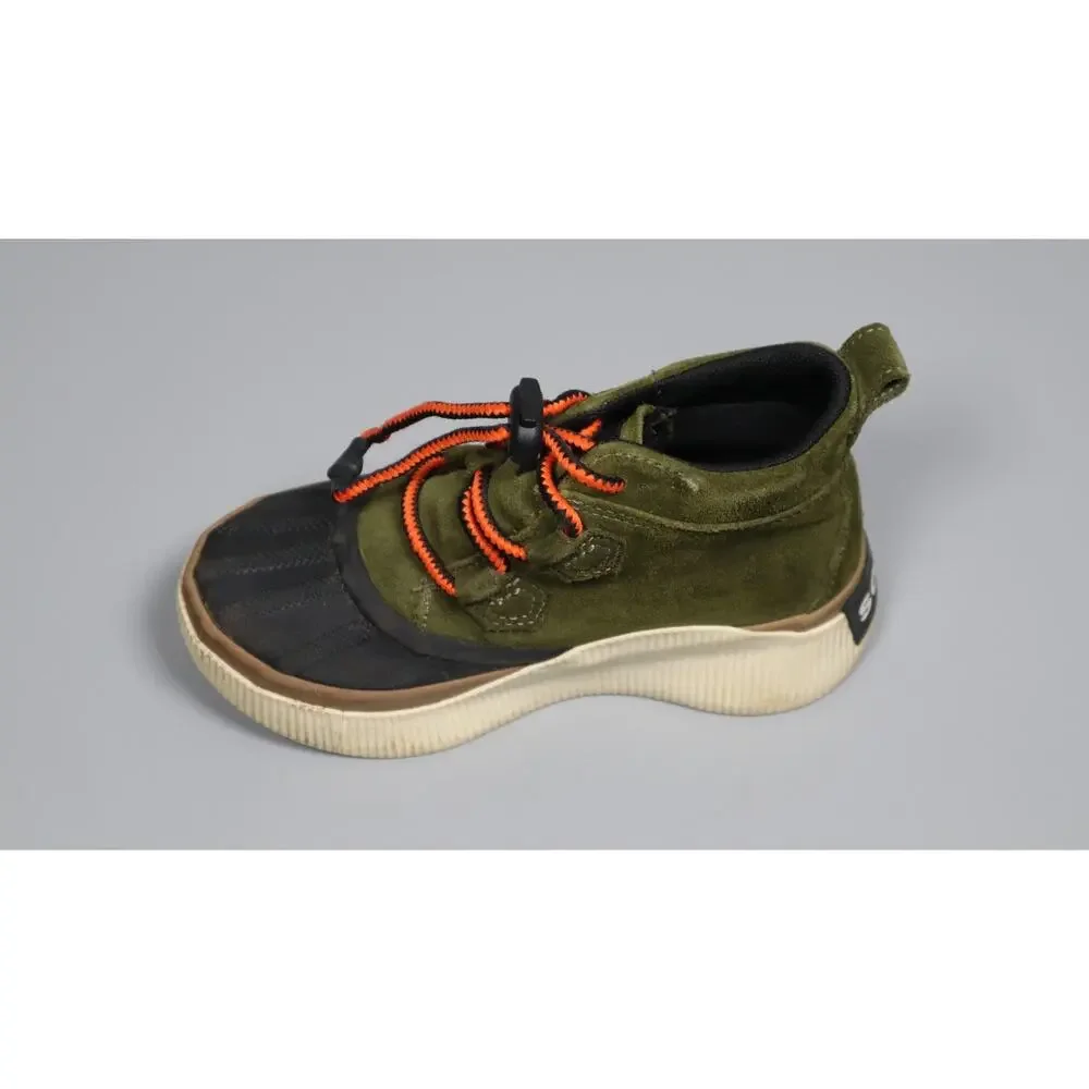 Sorel unisex-child Out N About IV Classic Waterproof Utility Green/Black Size 1